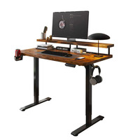 Escritorio de Computadora Ergonómico Plegable y Ajustable en Altura con un Motor y 2 Etapas, Ideal para Oficina, Juegos y Hogar, Gran Venta 2026