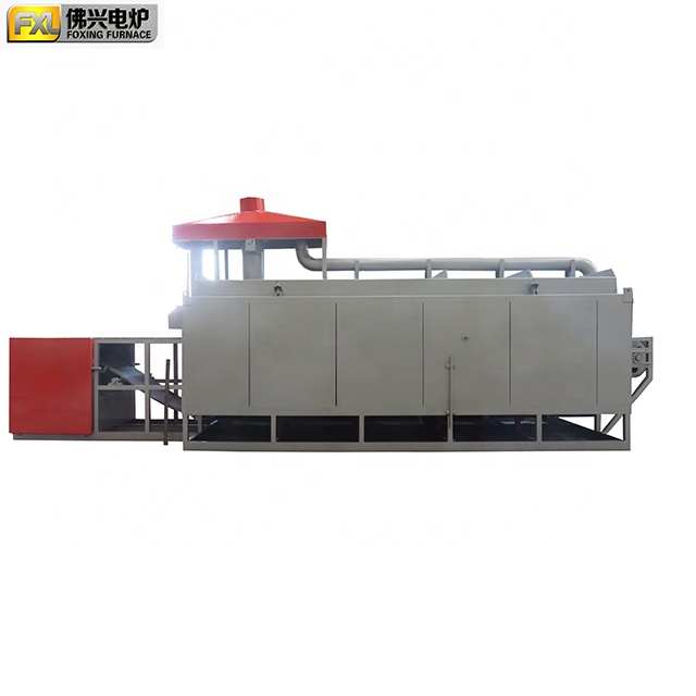 new design manufacture price continuous gas fired shovel heating furnace