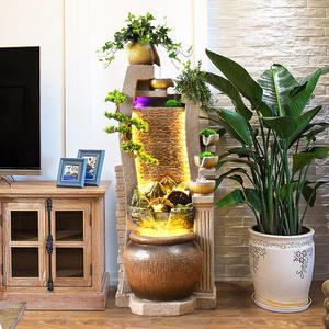Decoración Minimalista Retro para Piso, <span class=keywords><strong>Fuente</strong></span> <span class=keywords><strong>de</strong></span> Agua Hecha a Mano, Decoración <span class=keywords><strong>de</strong></span> Feng Shui para Sala <span class=keywords><strong>de</strong></span> Estar, Vestíbulo <span class=keywords><strong>de</strong></span> Hotel, Tienda, Adorno Interior para Piso - Product Image 6