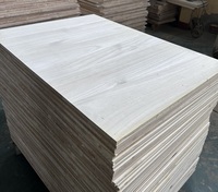 Papan kayu paulownia sambung jari, papan kayu kiri solid untuk dijual