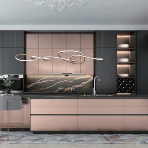Armario de cocina con película de diseño moderno completo - Product Image 1