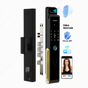 Nuevo Ttlock Wifi Smart Lock Biométrico Reconocimiento facial Huella digital Cerradura de puerta digital Tarjeta de intercomunicación de voz remota Cerradura inteligente - Product Image 1