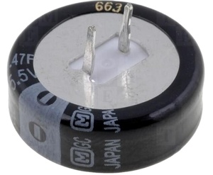 Condensador profesional Super 1F Farad 5,5 V <span class=keywords><strong>1.0F</strong></span> EECF5R5U105 Supercondensadores de doble capa - Product Image 2