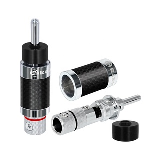 Rasantek Haute qualité pas <span class=keywords><strong>cher</strong></span> <span class=keywords><strong>banane</strong></span> prise d'entrée connecteur mâle et femelle clips pour haut-parleurs - Product Image 4