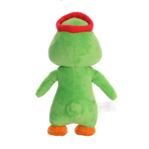 Peluche <span class=keywords><strong>grenouille</strong></span> verte Wassie, adorable poupée en peluche <span class=keywords><strong>grenouille</strong></span> à grande bouche avec chapeau rouge avec logo W et broderie lune - Product Image 2