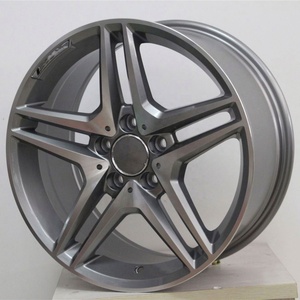 Rines Deportivos AMG de Cinco Radios en Oferta, 17, 18 y 20 Pulgadas, 5*112, para <span class=keywords><strong>Mercedes</strong></span> Benz AMG SLS <span class=keywords><strong>SLK</strong></span> SL Class Five Star, para A45 C63 E63 S63 S65 - Product Image 2