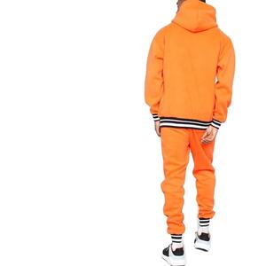 Sudadera con capucha y chándal con logotipo personalizado para hombre, conjunto de chándal con chándal para deportes y ejercicio - Product Image 3