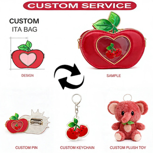 Bolso Ita Personalizado, Servicio de Diseño de Color y Material Personalizados, Accesorios, Bolso Ita con Estampado de Huellas, Bolso de Mano de Gamuza Marrón - Product Image 2