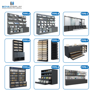 Tùy chỉnh kéo ra xoay sàn gỗ đứng gỗ cứng gạch Gốm Đá Cẩm Thạch Granite hiển thị kết hợp tủ - Product Image 5