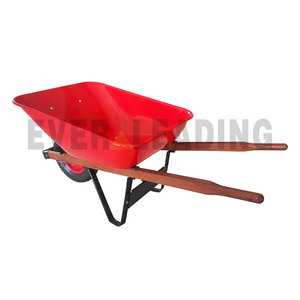 5 pies cúbicos siempre líderes. <span class=keywords><strong>Carretilla</strong></span> de bandeja de plástico negro con rueda neumática de 14 "X 3,50-<span class=keywords><strong>8</strong></span> y mango de madera - Product Image 2