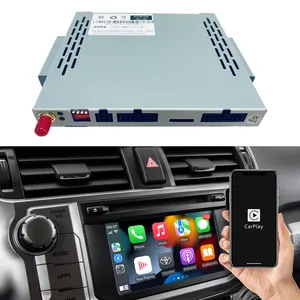 Drahtloser Apple Carplay Android Auto Decoder für TOYOTA Prado 2014-2019 Unterstützung Spiegelung Navigation Rückfahr kamera Auto