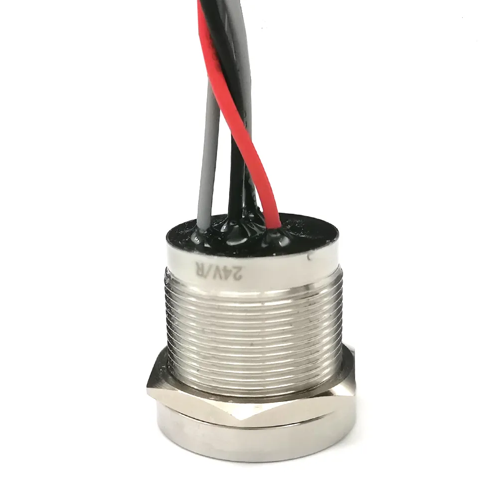 19mm 22mm sealed 12v 24v waterproof push button piezoelectric switch led light touch capacitive switch
