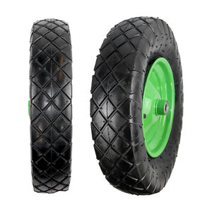 Pneus en caoutchouc de qualité supérieure à motif carré <span class=keywords><strong>400</strong></span> 4.80/4.00-<span class=keywords><strong>8</strong></span> Roues de <span class=keywords><strong>brouette</strong></span> pour <span class=keywords><strong>brouette</strong></span> à sac - Product Image 3