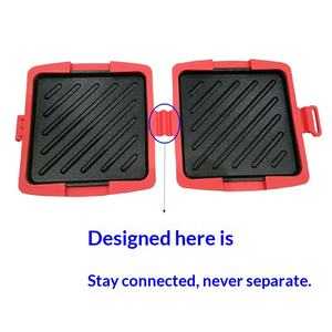 Bandeja <span class=keywords><strong>para</strong></span> Hornear Sándwiches de Silicona Cuadrada, Apta <span class=keywords><strong>para</strong></span> <span class=keywords><strong>Microondas</strong></span>, <span class=keywords><strong>para</strong></span> Hacer Sándwiches y Pan - Product Image 4