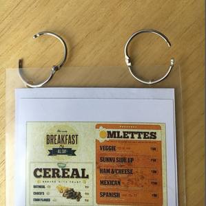 Soporte de madera para menú de doble poste, organizador de menú abatible, pantalla de menú, soporte de madera abatible - Product Image 6