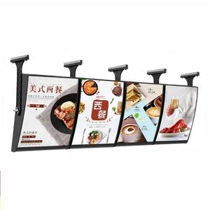 Custom Double Sided <b>Ceiling</b> Hang Snap <b>Light</b> Box, Aluminum Snap Frame LED Poster <b>Light</b> Box Indoor Shopping Center Advertising - Product Image 1