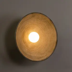 Lámpara de pared japonesa para dormitorio, luz LED artística decorativa para sala de estar, comedor, pasillo