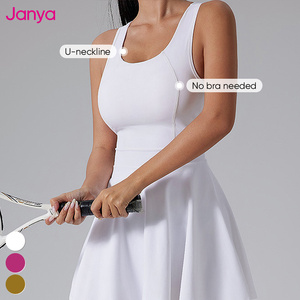 Vestido Deportivo Janya para Mujer, para Pickleball, Tenis, Yoga, Fitness, Transpirable, <span class=keywords><strong>de</strong></span> Secado Rápido, Elástico en 4 Direcciones, sin Mangas, para Golf y Tenis - Product Image 4