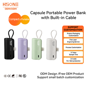 Cargador Portátil AD4012 con Cordón, Cable Tipo C Integrado, Carga Rápida de 22.5W, 5000mAh para Viajes y Uso Diario - Product Image 2