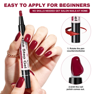 Stylo de vernis à <span class=keywords><strong>ongles</strong></span> en gel 48 couleurs, gel 3-en-1 multifonction, manucure en une étape, vente en gros, fournitures de nail art pour salon - Product Image 3