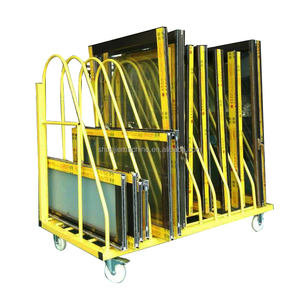 Chariot de transport pour atelier pour portes et fenêtres finies, panneaux de bois, panneaux de porte en verre creux avec quatre roues - Product Image 6