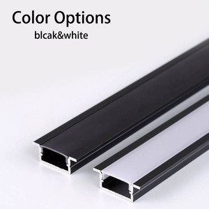 Hot bán 1m 2m 3m nhôm Led hồ sơ thạch cao tường thạch cao ánh sáng kênh Trần trượt LED ánh sáng khung nhôm hồ sơ - Product Image 3