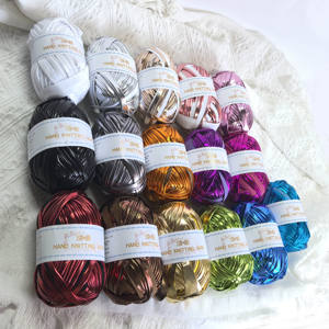 Filato Metallizzato Simil Fettuccia in Tessuto 100% Poliestere Adatto per Uncinetto e Maglieria Versione Avanzata - Product Image 2