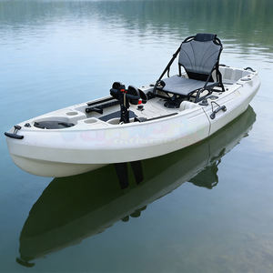 Kayak de pêche à pédales pour une personne, avec moteur électrique, en HDPE durable, pour la pêche en mer. - Product Image 4