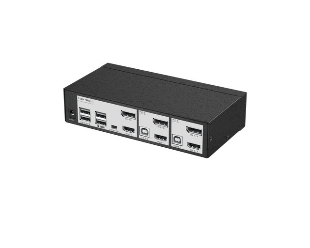 MT-VIKI 4K 60Hz Dual Screen DP/ KVM Switch 2x2 Selector Box 2 in 2 Out