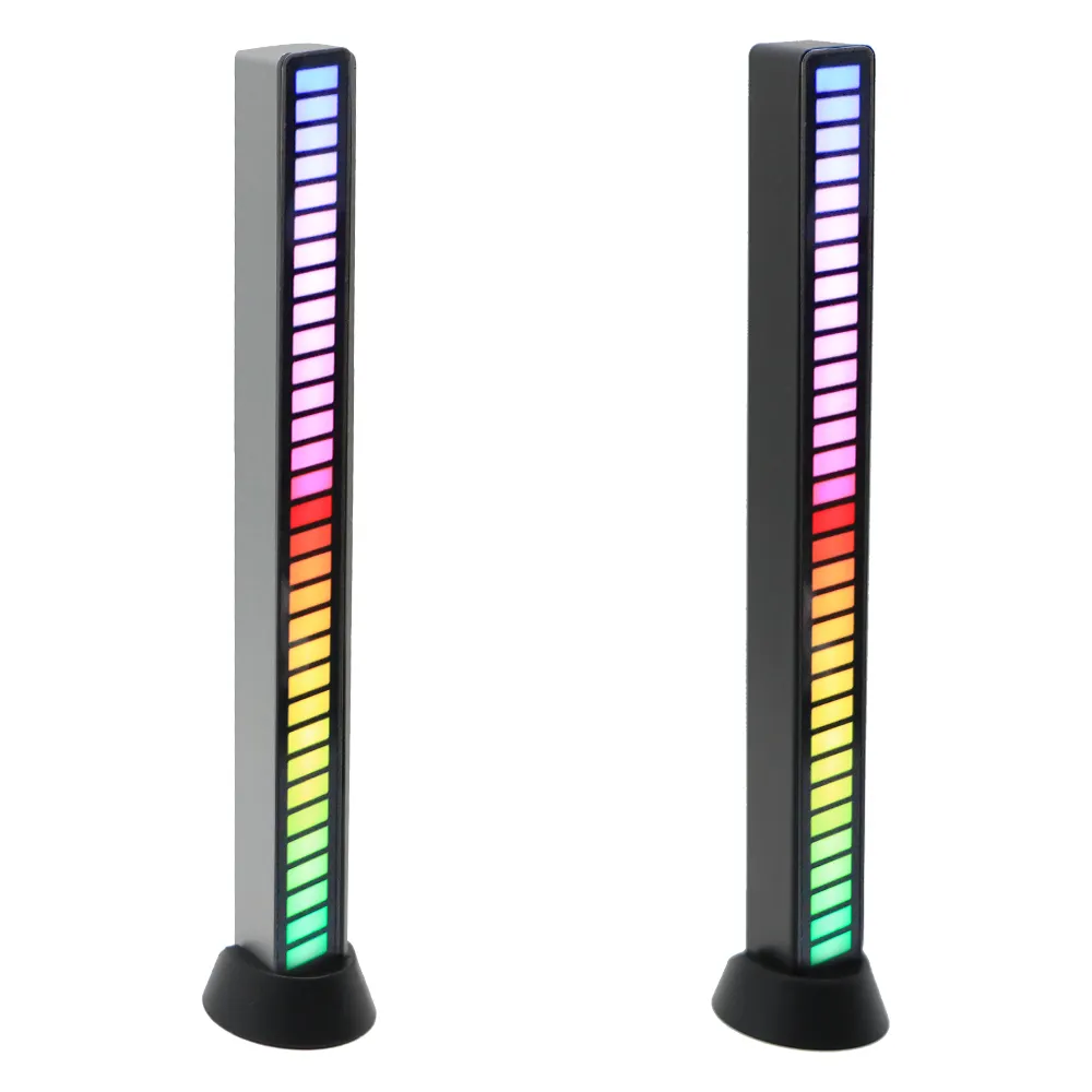 5V Type-C Bedside Desktop Music and Voice Sensor Smart Control LED RGB Atmosphere Rhythm Lamp