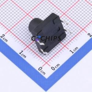 TSF001A10526A Tactile Switch DIP-4P,12x12mm Switch Round Button 2.6N Through Hole 12mm - Product Image 2