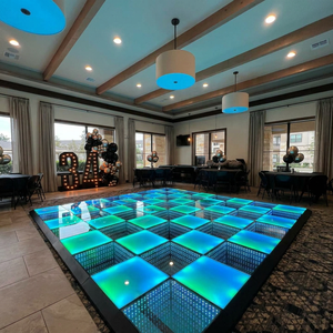 Piastrelle Interattive 3D LED per Pista da Ballo, Pannelli Magnetici Wireless Luminosi per Decorazione di Matrimoni, Palcoscenici, Feste e Bar - Product Image 1