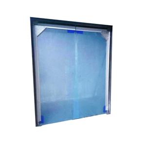 <span class=keywords><strong>Porte</strong></span> <span class=keywords><strong>de</strong></span> circulation à <span class=keywords><strong>double</strong></span> <span class=keywords><strong>battant</strong></span> en <span class=keywords><strong>PVC</strong></span> transparent moderne, à ouverture manuelle, avec surface finie pour les marchés - Product Image 2