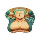 Tapis de souris Anime de dessin animé personnalisé en Silicone 3D personnalisable tapis de souris repose-poignet de conception originale pour homme
