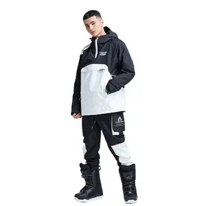 流行滑雪服套装户外运动滑雪服滑雪板穿防水透气夹克和男士裤子