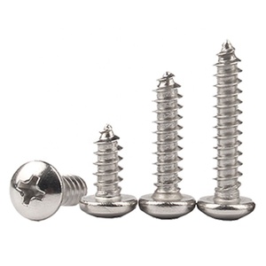 Meilleur prix Din7981 M3.5 M3.9 304 vis autotaraudeuses en béton en acier inoxydable noir pour métal plastique bois - Product Image 3