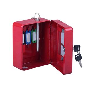 Factory high quality durable Steel Mini Key Lock Emergency Locking Key safe Box with two keys