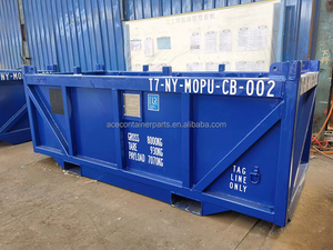DNv 2.7-1 tiêu chuẩn <span class=keywords><strong>10</strong></span>-chân 10ft 3-mét chiều dài nửa Chiều cao mở <span class=keywords><strong>Top</strong></span> offshore Cargo giỏ container để bán - Product Image 6