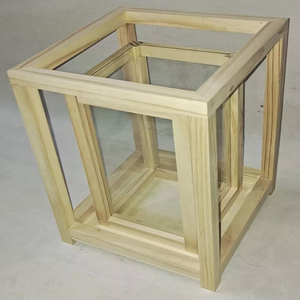 Lanterne in <span class=keywords><strong>Legno</strong></span> Rustiche Centrotavola Tipo Divisibile Portacandele in <span class=keywords><strong>Legno</strong></span> per Decorazioni Tavola Matrimonio - Product Image 5