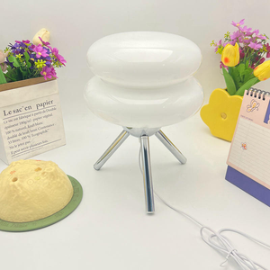 Lampada da Comodino Moderna <span class=keywords><strong>a</strong></span> Forma di Hamburger, Luce Notturna Creativa <span class=keywords><strong>per</strong></span> Camera da Letto e Soggiorno - Product Image 2