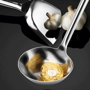 Utensilios de Cocina Nuevos a Precio de Fábrica, Herramientas de Cocina, Espátula Comercial de Acero Inoxidable 18/20/24 con Mango de Madera - Product Image 6
