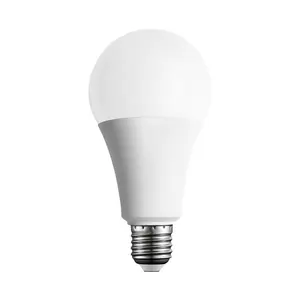 Energy saving bulb lamp A60 plastic coated aluminum bulb B22 bayonet E27 screw white LED bulb