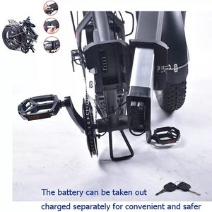 <span class=keywords><strong>Vélo</strong></span> de montagne <span class=keywords><strong>électrique</strong></span> <span class=keywords><strong>EP</strong></span>-2PRO 250W 48V 7 vitesses pour adulte, moteur roue arrière, frein à disque, batterie lithium, cadre en alliage d'aluminium - Product Image 5