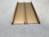 XUNKAI Profilé de plinthe moderne en aluminium extrudé de 100 mm, surface plane, résistant à l'eau et durable pour dressing