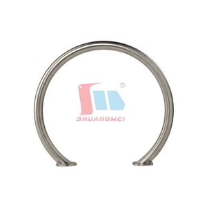 Soporte de seguridad para bicicletas de acero inoxidable de doble cara, resistente, para montaje en suelo, para exteriores, modelo CLASSIC OUTDOOR - Product Image 2