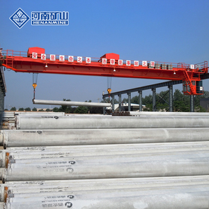 Henan Mỏ Crane 3 + 3 Ton QE Loại Điều Khiển Từ Xa Không Dây Đôi Beams Cầu Điện Du Lịch Crane - Product Image 6