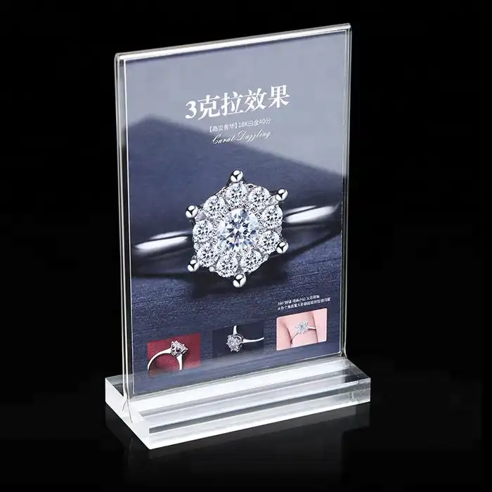 Fukang factory price acrylic arts and crafts name card display
