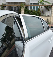 Decoración de adornos de ventana de coche de acero inoxidable para <span class=keywords><strong>Toyota</strong></span> VIOS <span class=keywords><strong>Yaris</strong></span> <span class=keywords><strong>2013</strong></span> 2014 2015 2016 2017 2018 2019 accesorios Kit de estilo automático - Product Image 4