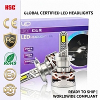 Ampoule de phare LED HSG OV4 240W H4 H7 H11 9005 9006 6500LM 6000K 12V Kit de phare LED pour voiture
