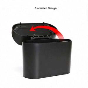Cubo de Basura Colgante para Coche, Caja de Almacenamiento, Contenedor de Basura para Vehículo, Accesorios Interiores para Auto, Cubo de Basura Cuadrado con Sistema de Presión - Product Image 6